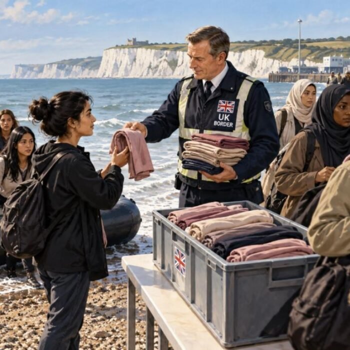 UK Home Office Gave Nearly 1,000 Hijabs to Migrants Arriving by Small Boat, Report Says
